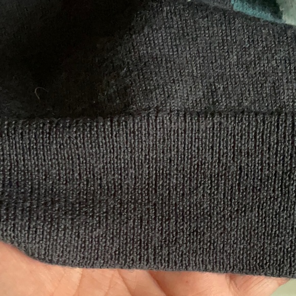 Short-Sleeved Blue Jacob Sweater With Blue Heart, Size M - Picture 6 of 13